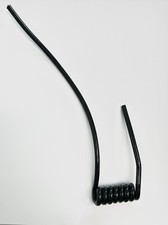 NEW 2", 7 Conductor 19/36 Glossy Black Polyurethane Coil Cord, 3.5" and 10" ends