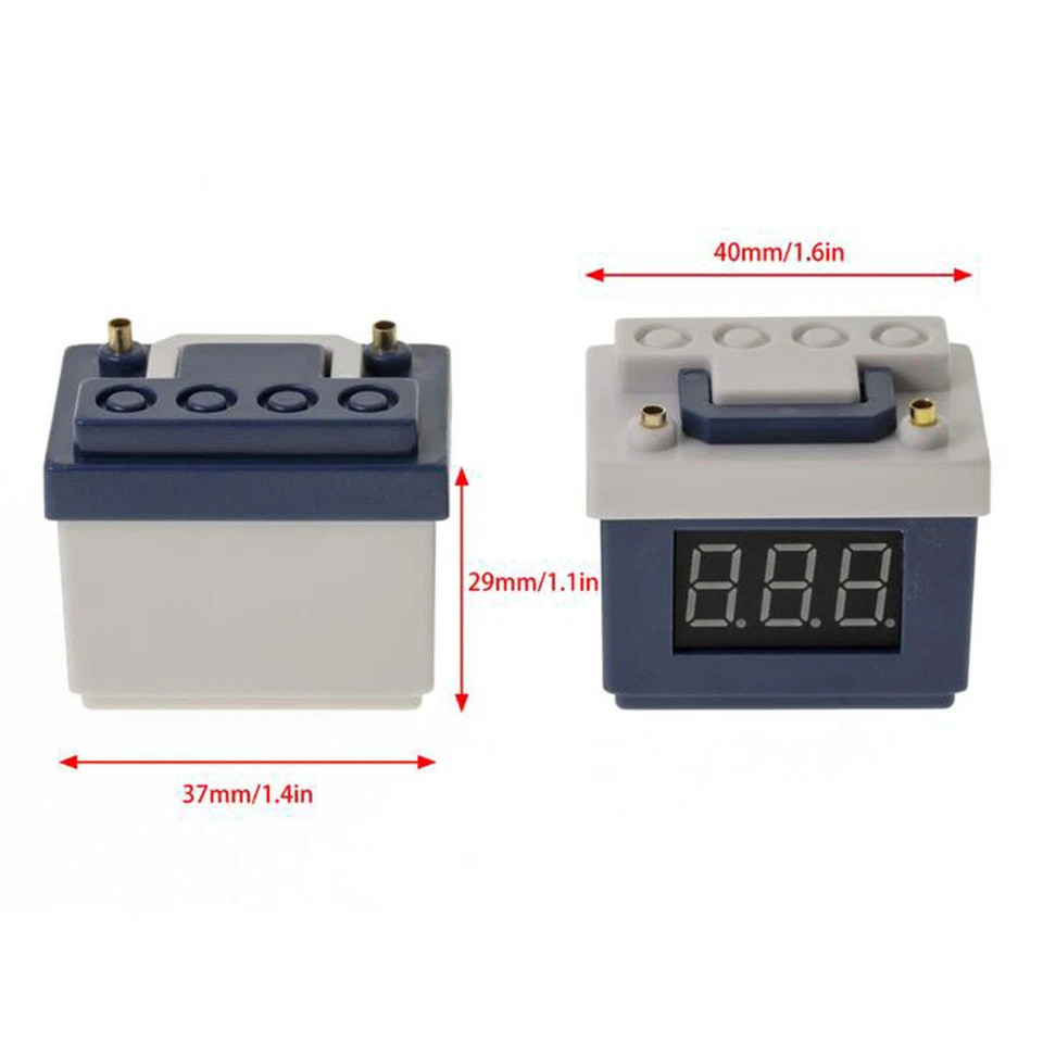 1/10 RC Coche Alarma de Bajo Voltaje Batería Lipo para Axial TRX4 SCX10 90046 - Imagen 3 de 4