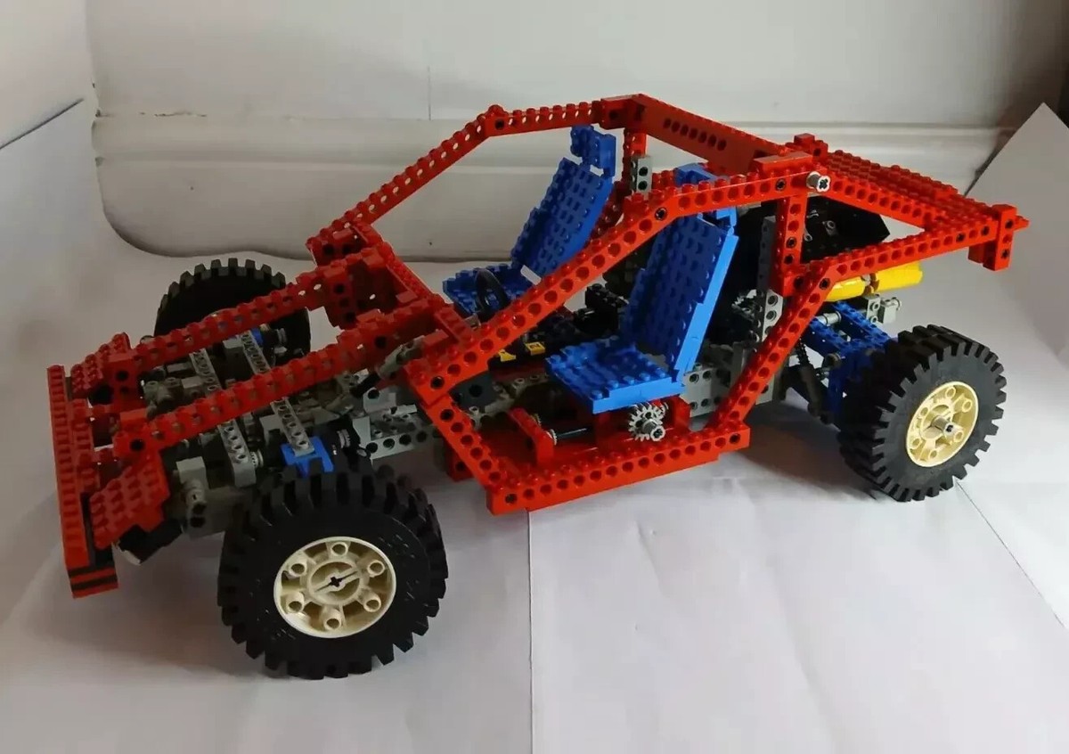 8860 First Lego Technic Car Lego Technic Car Chassis 1980s 8860-1