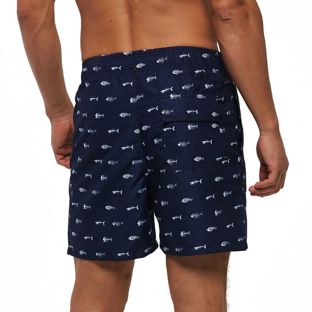Mens Swim Trunks Quick Dry Boardshorts 5 Inches Inseam Bathing Suits