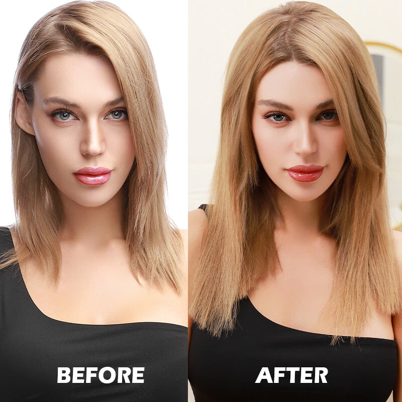 CLEARANCE Clip In Real Remy Human Hair Extensions 8PCS 18Clips Full Head Wefts - image 3 of 4