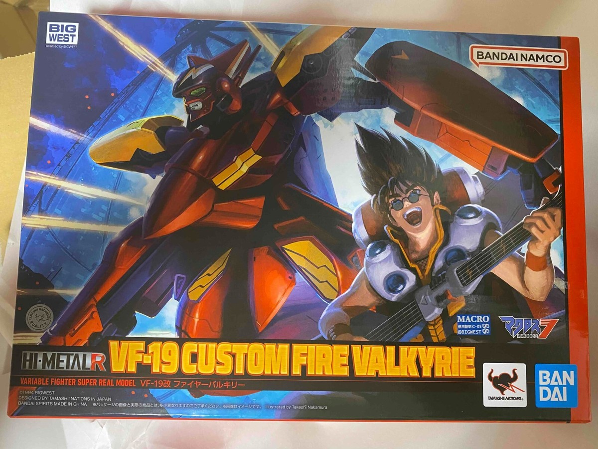 HI-METAL R VF-19 Kai Fire Valkyrie Action Figure Macross BANDAI 