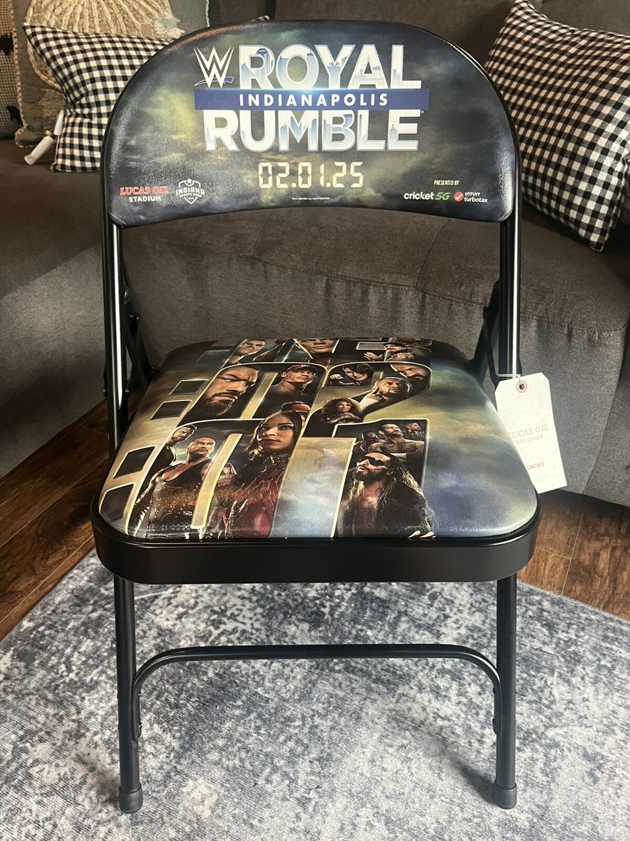 WWE Royal Rumble 2025 Event Exclusive Ringside Chair John