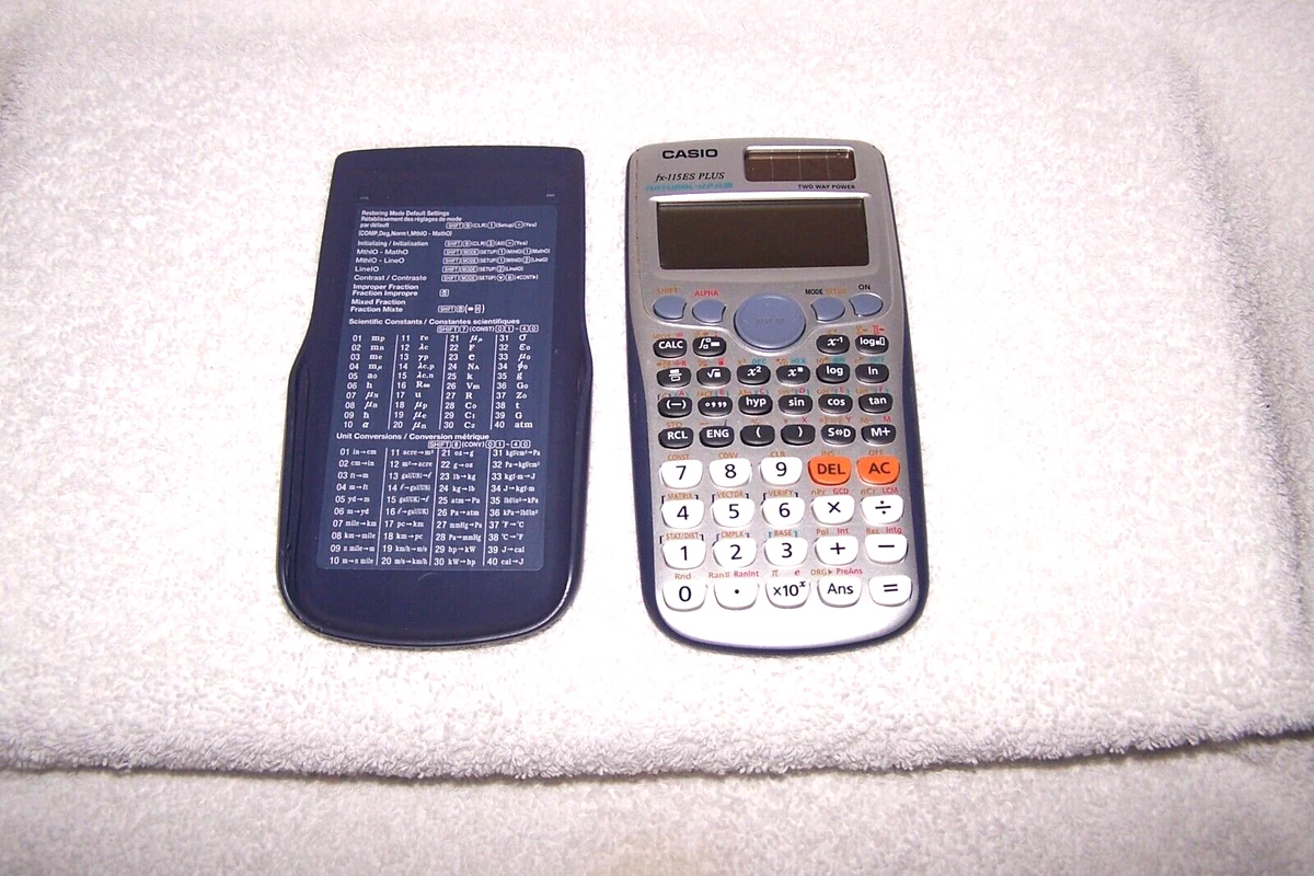 Casio 115es plus manual sale