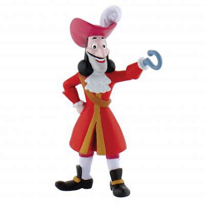 Bullyland Captain Hook mit Haken - Jake und die Nimmerland Piraten 9 cm Groß NEU