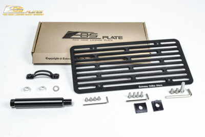 EOS Tow Hook License Plate Bracket For BMW G80 M3 G82 - 2021-2023 - No Drill, Textured Black