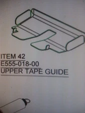 E55501800 UPPER TAPE PLATE FOR BETTER PACK 555E WE CARRY ALL REPLACEMENT PARTS  