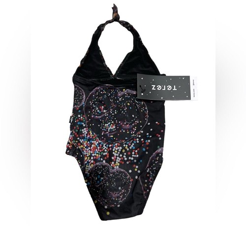 NWT Terez Kids Chocolate Pretzels Swimsuit 2T - Picture 2 of 4