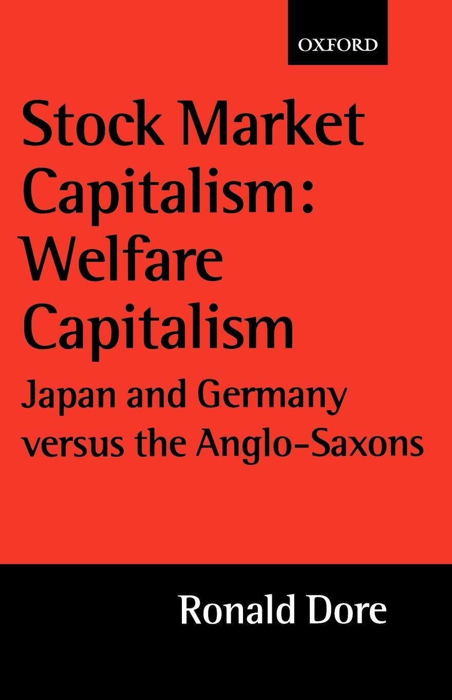 Thumbnail - Stock Market Capitalism | Ronald Philip Dore (u. A.) | Taschenbuch |