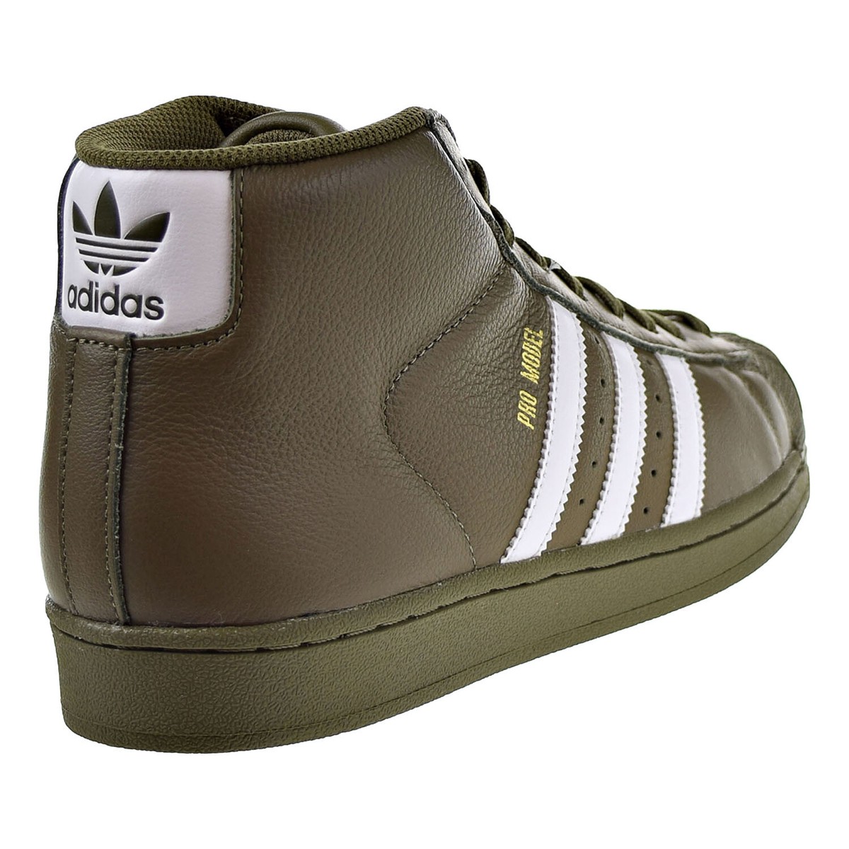 Adidas Originals Pro Model Mens Shoes Olive-White-Gold AC7067 | eBay