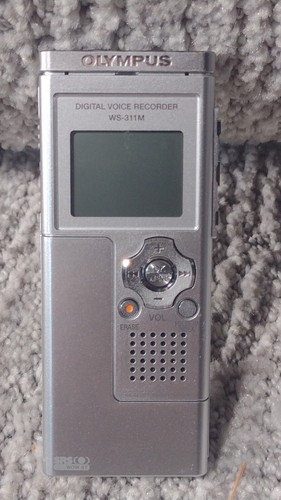 OLYMPUS WS-311M Digital Voice Recorder SILVER Pre-Owned Tested Working! - Picture 5 of 10