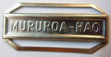 MURUROA-HAO barrette agrafe Légion Etrangère 5°RE RMP ORIGINAL NEUF Foreign FFL