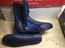 Snorkeling Boots Size 5 Scuba Dive Zippered Boot Blue
