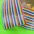 1M 2M 5M 10M 40 pin Flat Color Rainbow Ribbon IDC Cable Wire Rainbow Cable