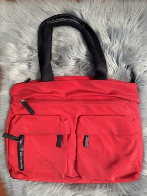 Laptop Bag MANDARINA Duck Red Case Handbag Purse ITALY fits