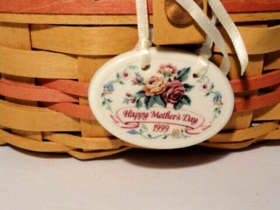Longaberger 1999 Tea for Two Mothers Day Basket w/ Liner