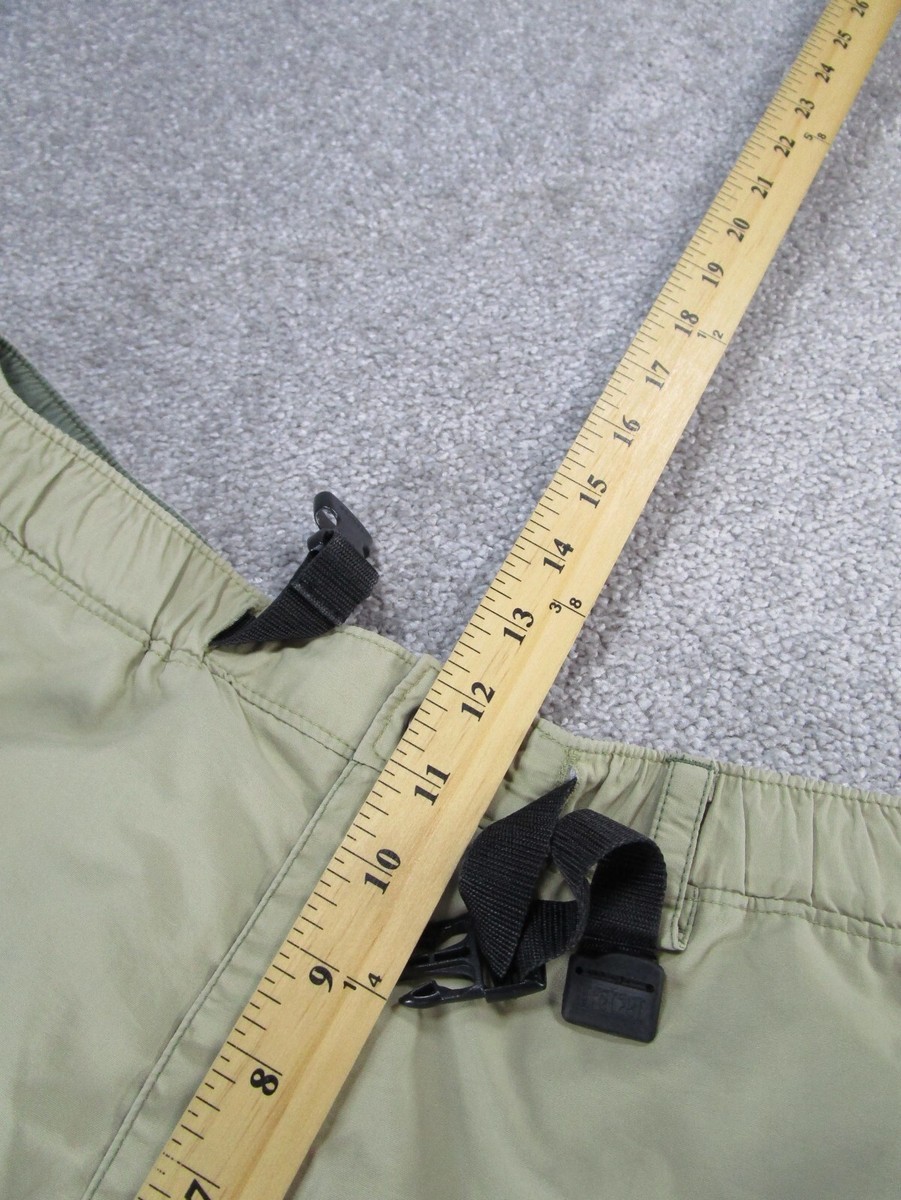 Pantalon Convertible REI Homme Kaki - Nylon Cargo, Zip, Taille XL/38, état Correct