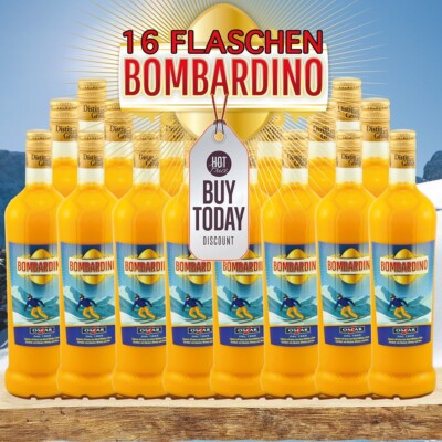 Oscar Bombardino / 16 x 1,0 ltr. / 17% Vol. / Likör mit Ei, Whisky und Rum
