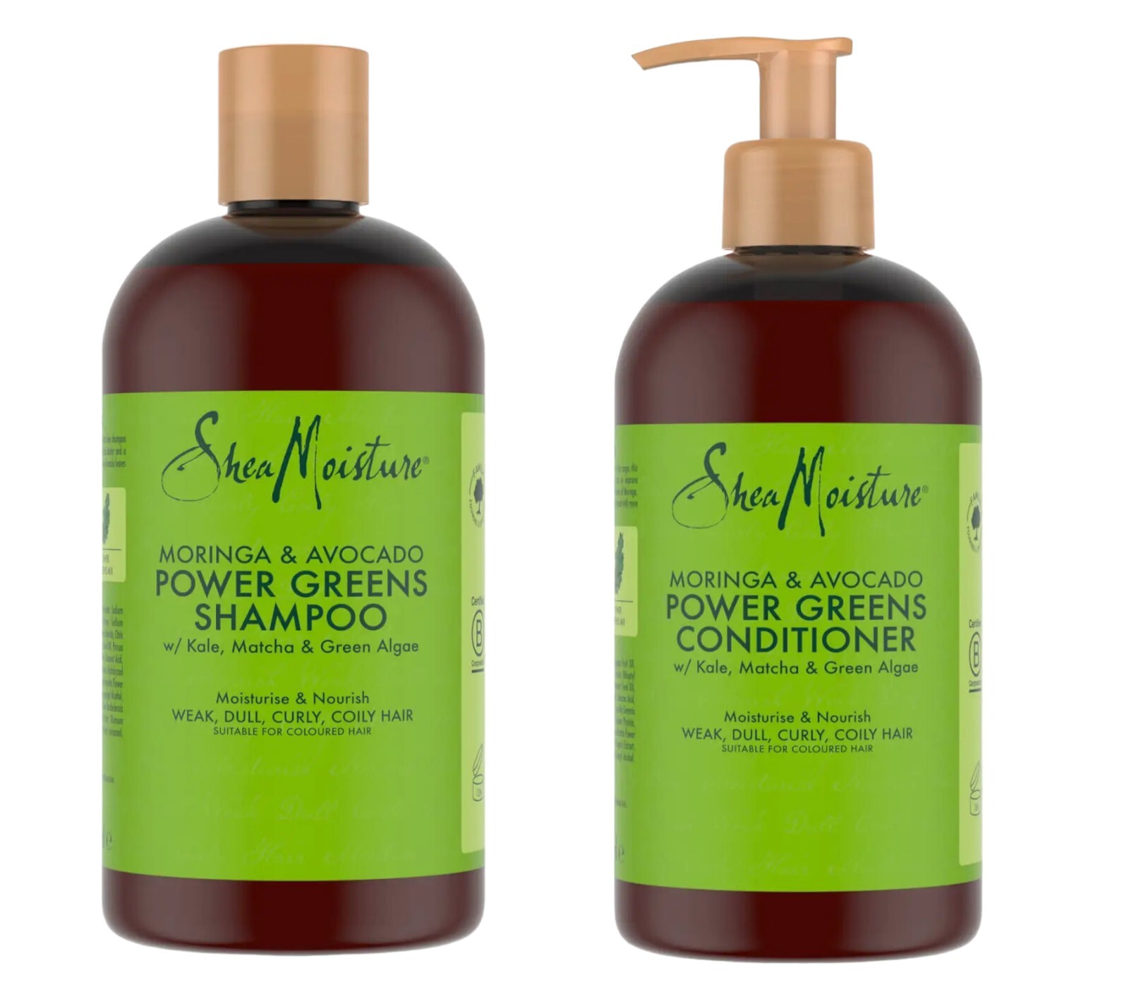 Shea Moisture Power Greens Shampoo and Conditioner Moringa Avocado 384ml eBay