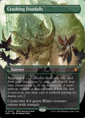 MTG Special Guests MKM M Crashing Footfalls #0025 | eBay