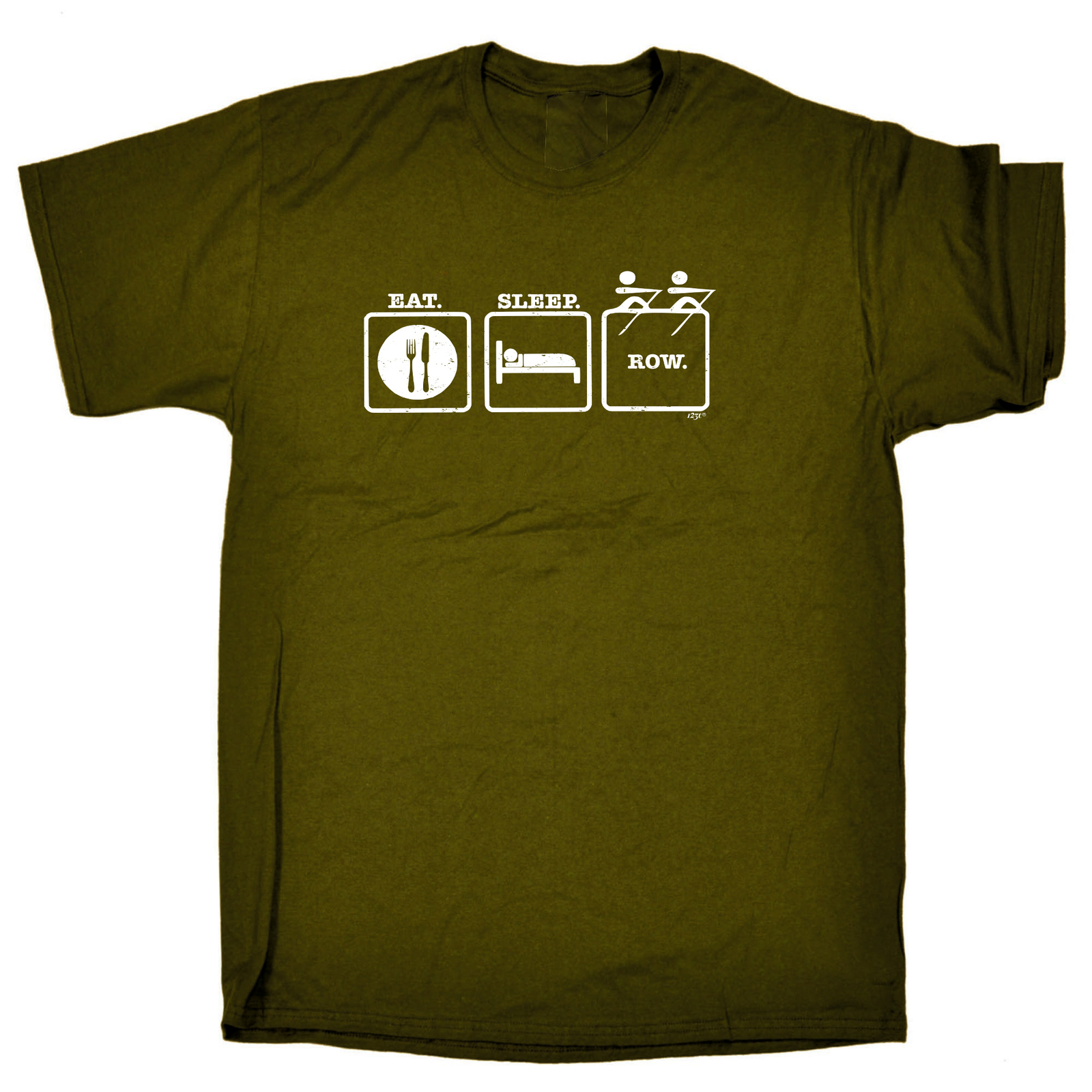 FILA Eat Sleep Row T shirt maglietta maglietta maglietta uomo divertente novità regalo