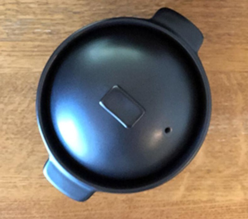 Donabe Quick & Easy Japanese Clay Pot for Microwave Rice Cook 3 cups,3