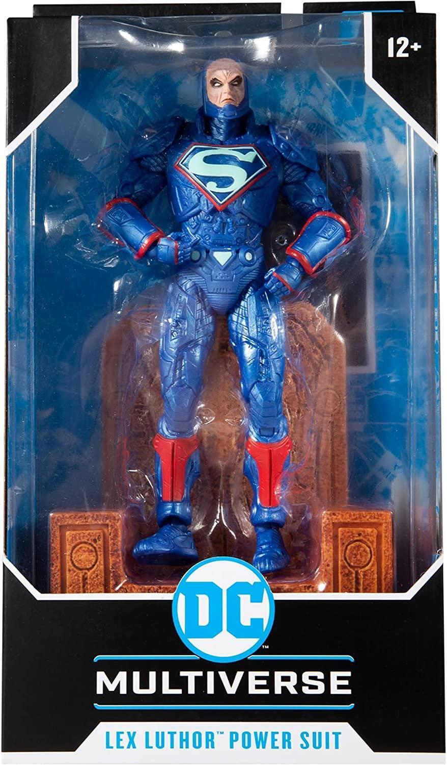 Dc Multiverse Lex Luther Powersuit Blue 7in Scale Action Figure