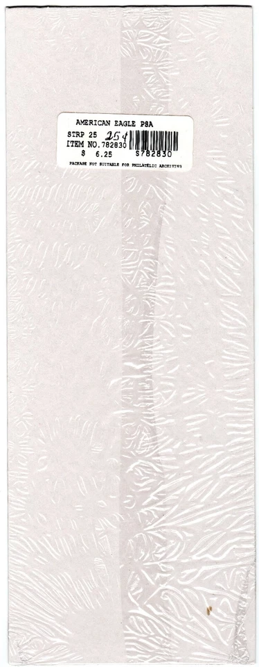 Scott #3801d (2005) Eagle Statues Plate # 25 Stamp Coil (PNC25) - Sealed Brown - Image 2 of 2