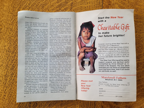 MARYKNOLL MAGAZINE January 1982 edition Religious Mission Articles Photos - Picture 5 of 11