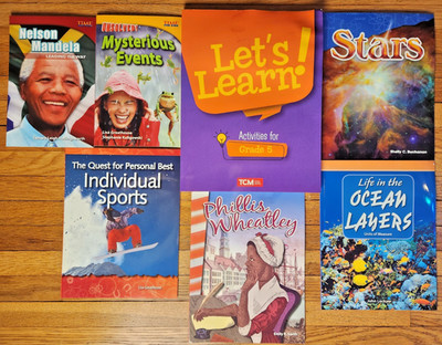 TCM Let's Learn! Grade 5 Workbook + 6 Books HOMESCHOOL Brand New Teacher Created