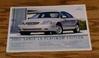 New ListingOriginal 2005 Mercury Sable Ls Platinum Edition Sales Sheet Brochure 05