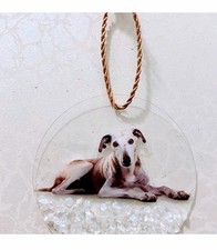 Greyhound Christmas Ornament