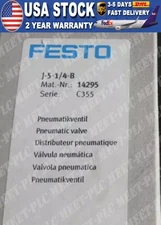 NEW Festo J-5-1/4-B 14295 Solenoid Valve