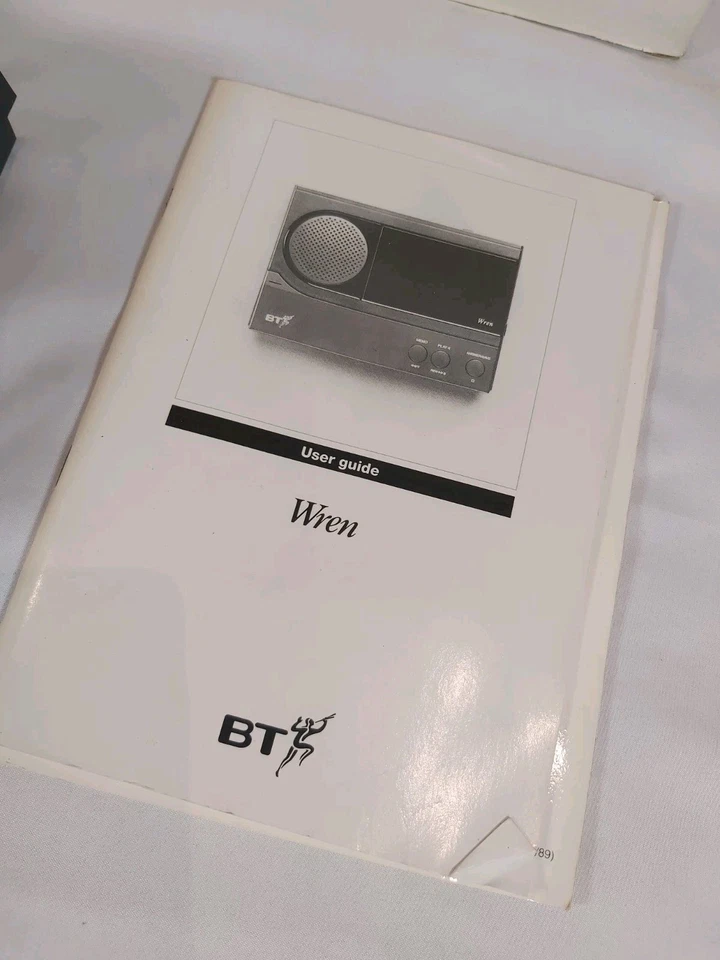 Vintage BT Wren Answering Machine Micro Cassette Boxed - Black - NO ADAPTOR - Image 3 of 4