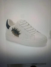 Kurt Geiger London Sneakers Womens Size US 9.5 Size EU 40.5 White Laney Eye