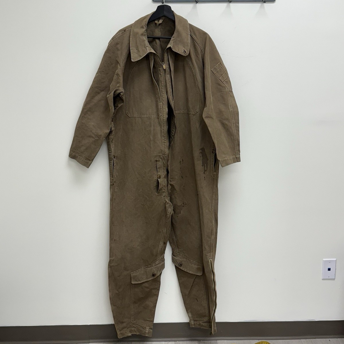 Original WWII French Pilot Flight Jump Suit Indochina | eBay
