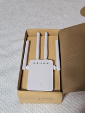 WiFi Extender Signal Booster Internet Repeater Long Range Covers Up to 45 