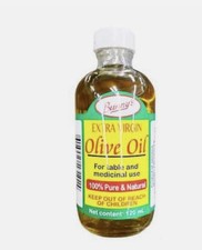Bunny's Extra Virgin Olive Oil for table  medicinal use 120ml Jamaican