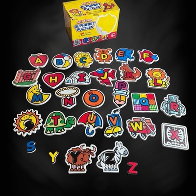 Vintage Learning Resources Soft Foam Letters ABCs Alphabet Shape Learn Set