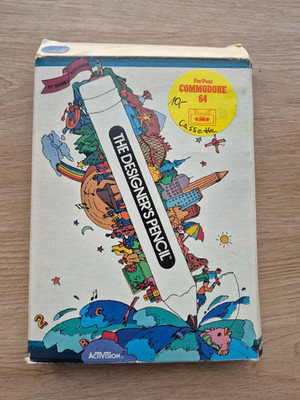   THE DESIGNER´S PENCIL Kassette Activision   Commodore C64 / C128  