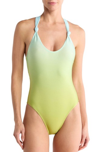 Solid & Striped Womens The Addison One-Piece Swimsuit XL Sky/Chartreuse NWT $208 Solid & Striped Womens The Addison One-Piece Swimsuit XL Sky/Chartreuse NWT $208