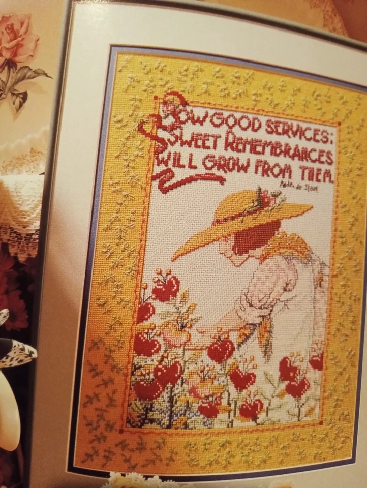 Lot Mary Engelbreit Cross Stitch Patterns Chair of Bowlies ME Cross Stitch - Image 3 of 4