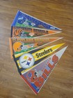 Vintage NFL Pennants 30" Full Size lot of 5 Pennants — photo 1