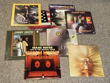 8 Soul R&B LPs Record Albums Isaac Hayes Ramsey Lewis Jimmy Smith Marvin Gaye