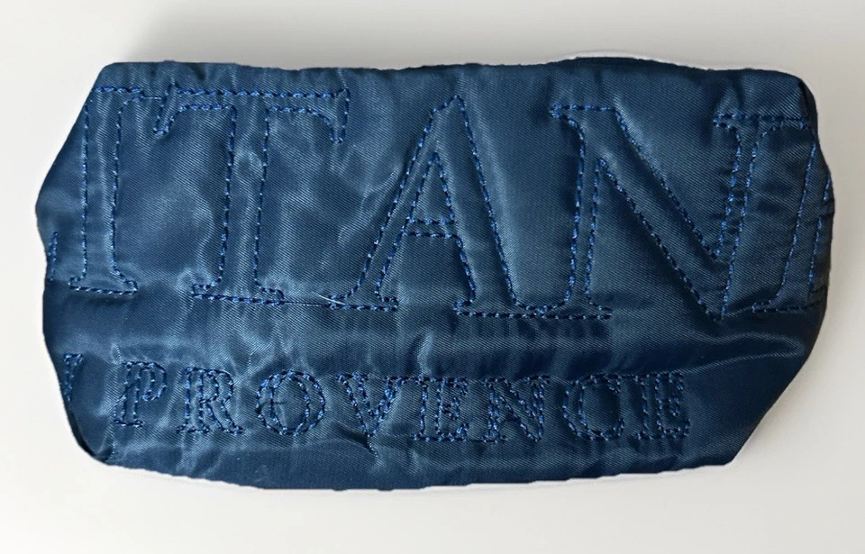 Bolso de Maquillaje de Viaje L’OCCITANE Azul Marino Acolchado Forrado Logo Cremallera Joyería Nuevo sin Etiquetas Foto 4 de 4