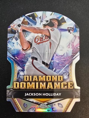 2024 Topps Chrome Diamond Dominance Die Cut #DD-4 Jackson Holliday RC