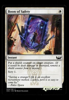 Boon of Safety 4 Streets of New Capenna Magic: The Gathering LP