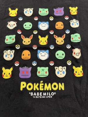 希少品　BAPE KIDS ポケモン　Tシャツ　110cm Pokemon Babe Milo Bape Kids Shirt Size 110 | eBay