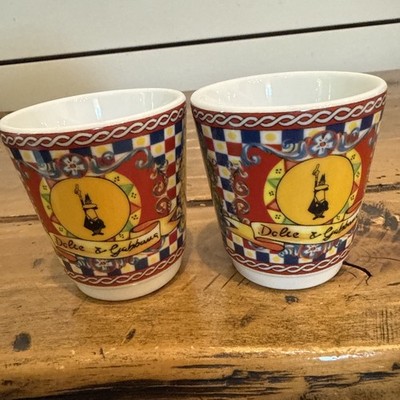 Bialetti Dolce & Gabbana Espresso Cups Set of 2-Williams Sonoma-no Stirrers