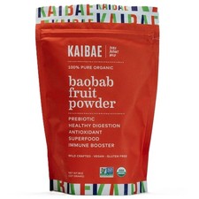 Kaibae Premium Organic Baobab Powder Prebiotic Fiber Superfood For Gut